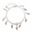 Heart Bohemian Silver Color Anklet Bracelet Heart shape Female Anklets foot Jewelery Style 2020