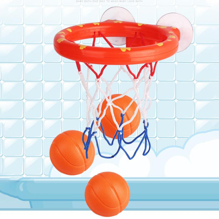 Bathroom Toddler Boy Water Toys Bathtub Shooting Basketball Hoop with 3 Balls Baby Bath Toy Kids for Kids Bath