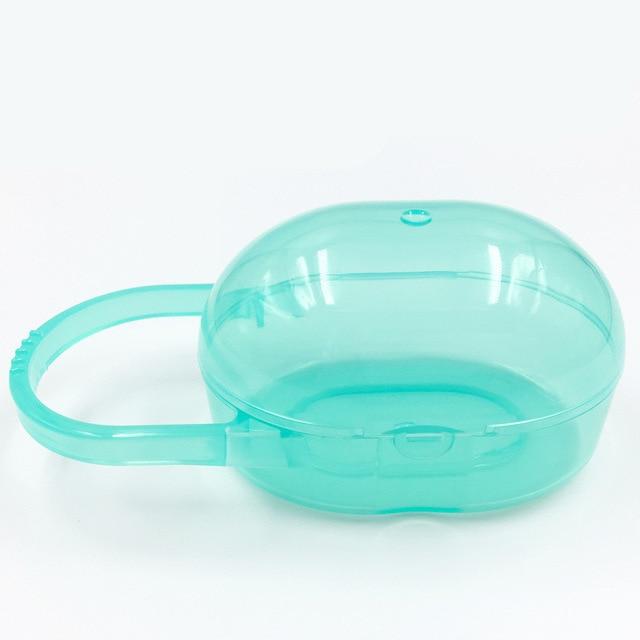 Color Pacifier Baby Solid Box Soother Container Holder Box Travel Storage Case Safe Holder Pacifier For Kids