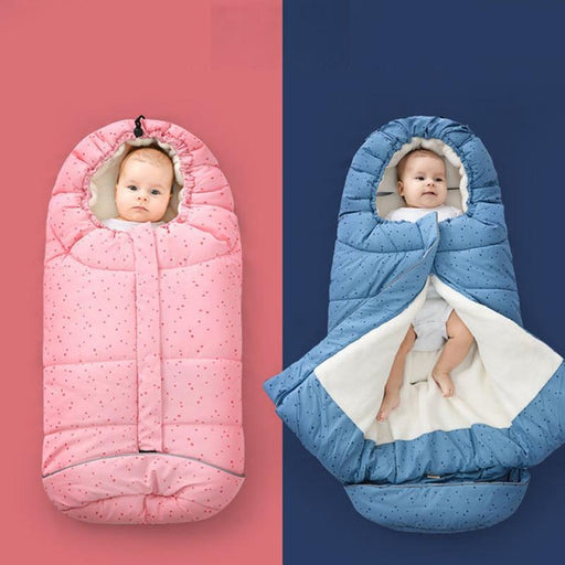 Newborn Winter Warm Baby Sleeping Bag Sleep sack For Stroller for Baby Sleep Sack Thickening Dual-use  For Baby Kids