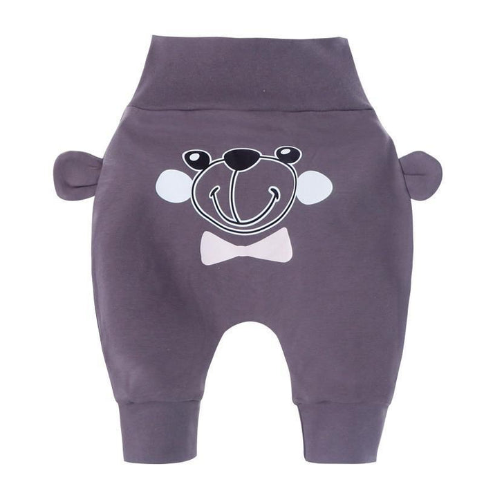 New Style Kids Clothes Baby Boys Girls PP Pants Newborn Toddler Baby Pants For Children In Casual Clothing Style With Bear Design and Bears Ears Like Details