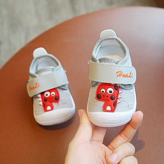 Unisex Infant First Walkers Shoes With Funny Big Eyes Pattern Baby Boy Casual Toddler Girl Non-slip Shoe