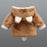 Baby Girl Einter Jacket Girl Cute Rabbit HoodedJacket Children's Wool Sweater Plus Thick Warm Plush For Kids