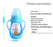 Infant Food Silicone Glass Feeding Bottle For Baby Feeding Bottle Children Drink Water to Feed Glass For Baby