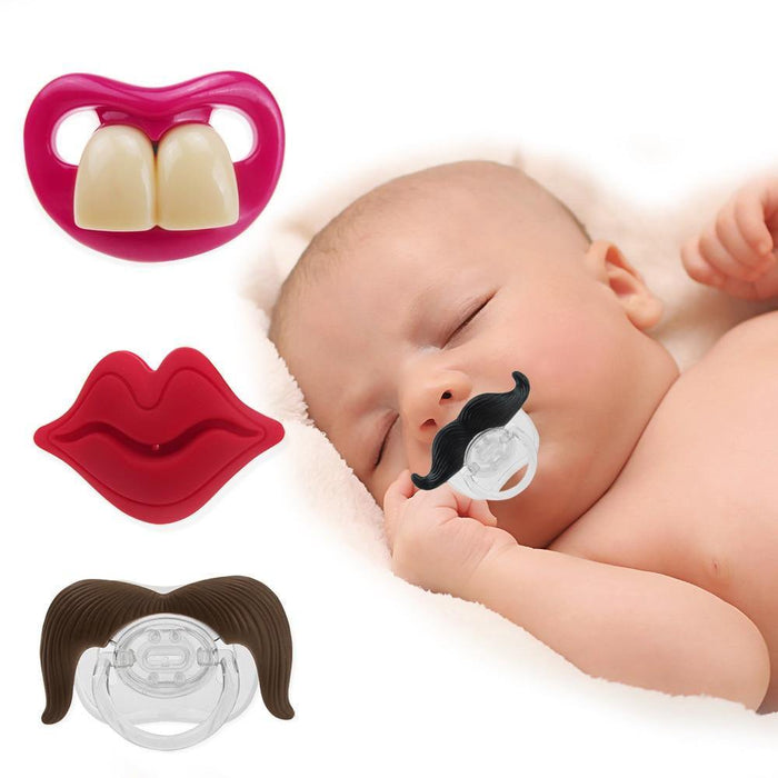 Silicone Funny  Pacifier Dummy Nipple Teethers Appease Toy Toddler Pacy Orthodontic Teat For Infants Baby and Kids