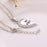 BFF Trendy Necklace For Women Crystal Elegant Heart Pendant Best Friend Letter Luxury Necklace Fashion Couple Necklace Men Friendship Jewelry