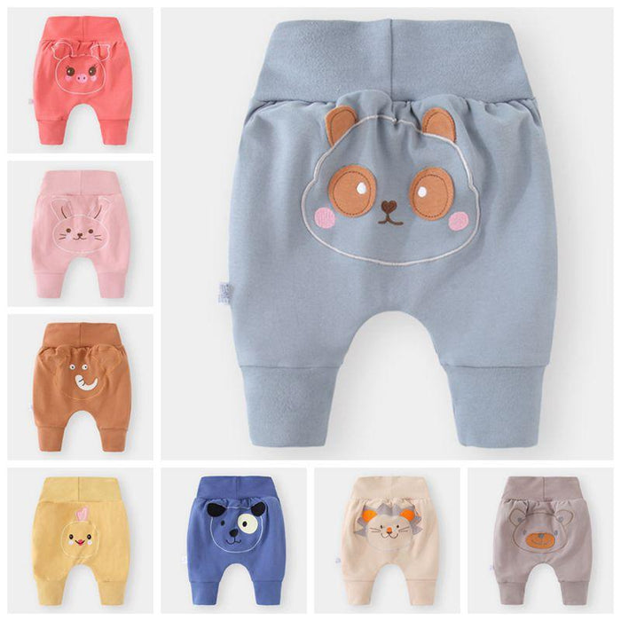 3-24M Baby Thick Pants Winter Newborn Thicken Cotton Baby Girl Pants Loose High Elastic Waist Autumn Pants Kids Boys Trousers For Kids