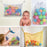 Baby Bathroom Mesh Bag Child Bath Toy Bag Net Suction Cup Baskets For Toys