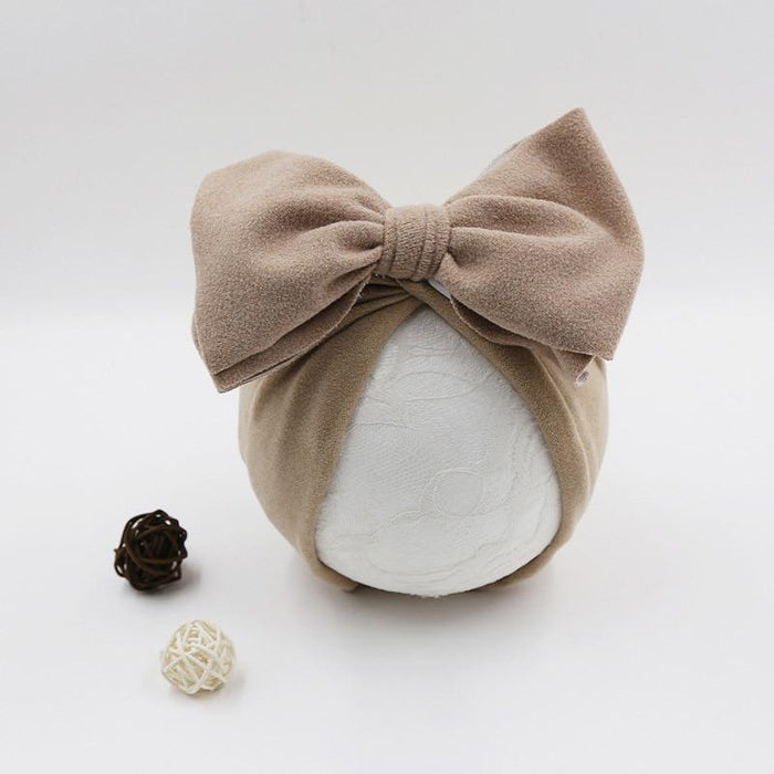 Cute Bows Baby Hat Knot Intant Baby Girls Newborn Turban Soft Children Kids Toddler Beanie Cap