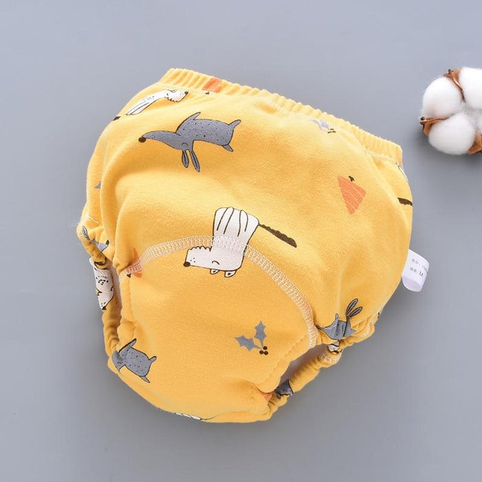 Baby Training Pants Cloth Diapers Washable 6 Layers Gauze Cover Breathable Spring Reusable Newborn Diaper Nappies For Baby and Kids