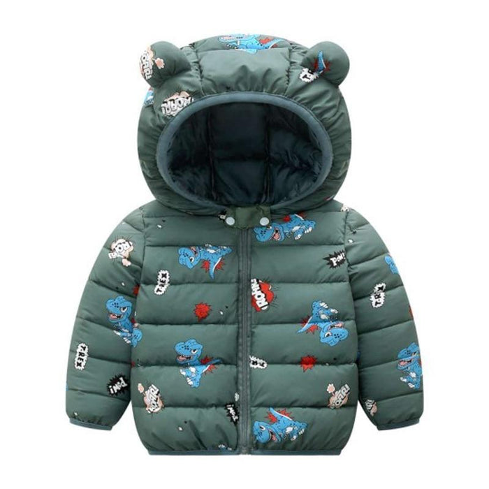 Infant Baby Hooded Warm Jackets For Baby Girls  and Baby Boys For WInter In Modern New Luxury Shiny Design