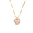 New Romantic Amazing Sweet Cute Colorful Heart Shape Pendant Elegant Link Chain Necklaces Luxury For Women And Girls Wedding Engagement Accessories Jewelry