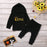 Baby Boy Letter Hoodie T-Shirt Tops and  Camo Pants Outfits In Modern New Printed Style For Kids