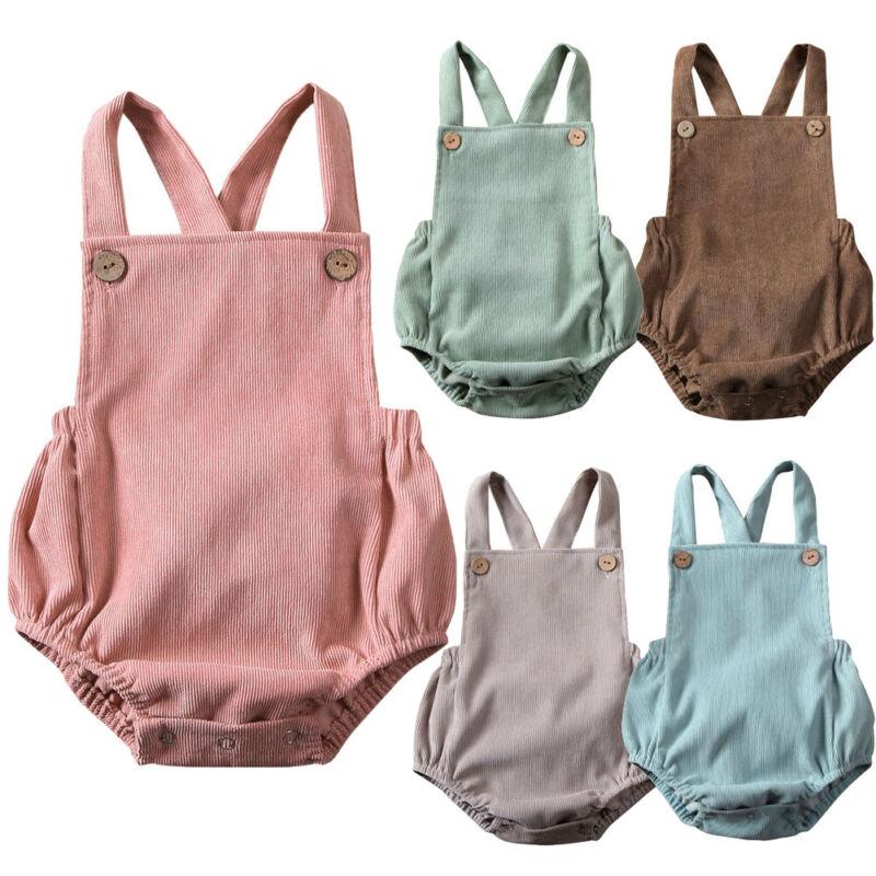 Baby Summer Clothing Newborn Infant Baby Boy/Girls Bodysuit Jumpsuit Backless Outfits For Girls