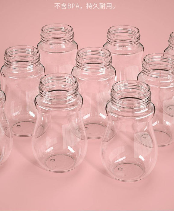 Modern Glass Baby Bottle Straw Drop-resistant Water Drink Bottles for Baby Milk Bottle for a Child