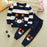 Baby Boy Cartoon Cute Bear Striped Printed Cotton Long Sleeve Two-piece Clothes Set For Boys Kids