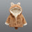 Baby Girl Einter Jacket Girl Cute Rabbit HoodedJacket Children's Wool Sweater Plus Thick Warm Plush For Kids