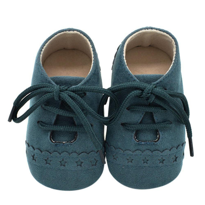 Newborn Baby Shoes Girls Boys Soft Warm Leather Prewalker Anti-slip Shoes Canvas Sports Sneakers Footwear Shoes