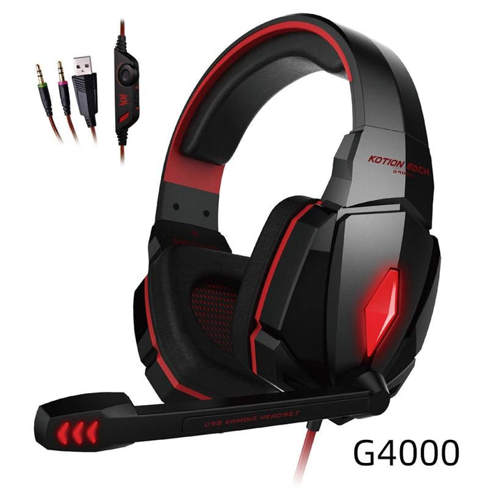 Modern Luxury Gaming STEVVEX Headset over-ear Game Earphones Wired gaming headset microphone Deep bass stereo headphones for PC and GAming