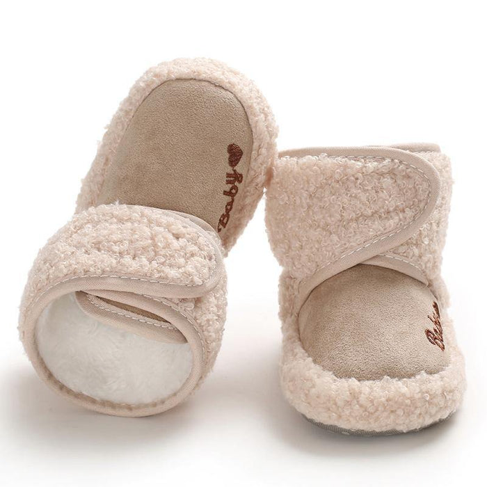 Newborn Soft Baby Boys Girls Toddler Shoes Comfortable Bottom Infant Shoes Warm Snow Boots