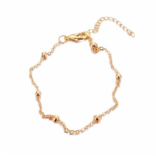 Gold Modern Luxury Star Pendant Anklet Foot Chain Leg Bracelet For Woman In Charm Jewelry Style Ideal for Gift