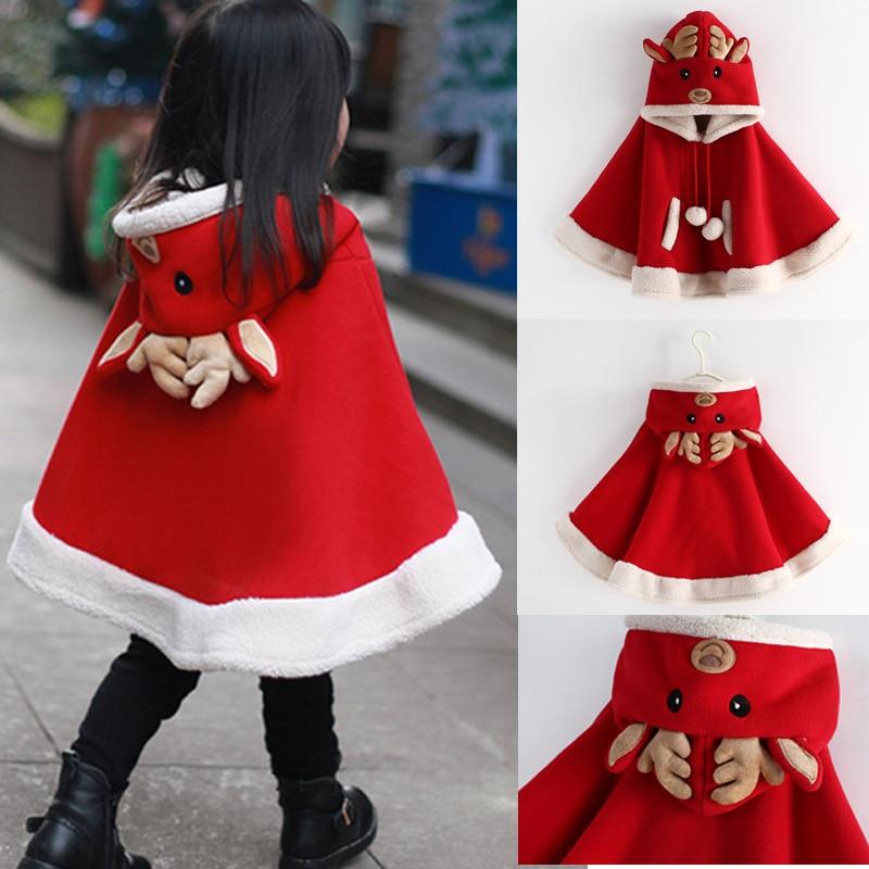 New Year Baby Girls Christmas Reindeer hooded Coat for Babies Boys and Girls In Modern New elegant Design Special Deisgn For Kids