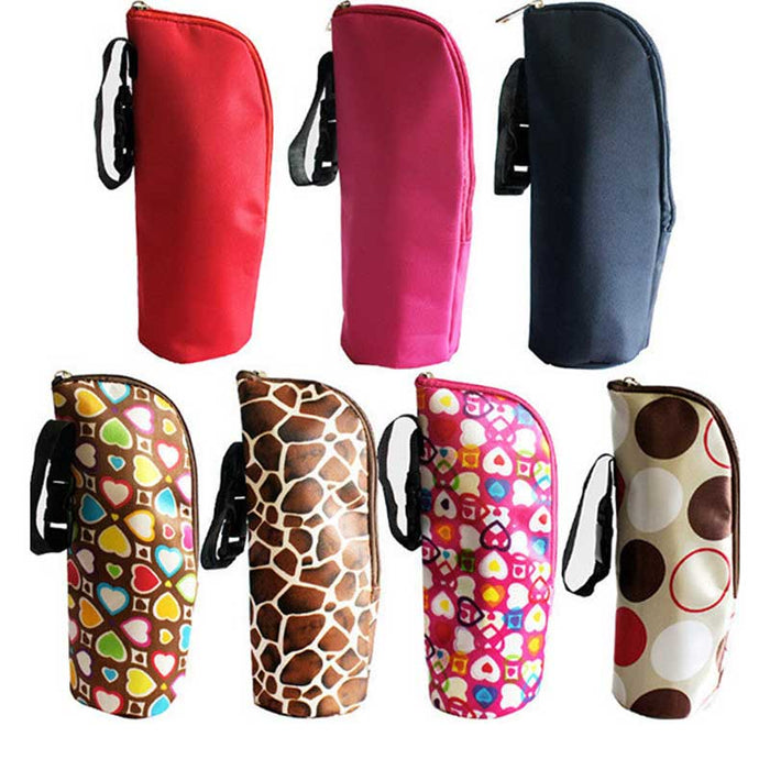 Milk Baby Bottle Warmer Insulation Thermal Colorful Bag For Babies Bottles Water Cup Keep Warm Thermos