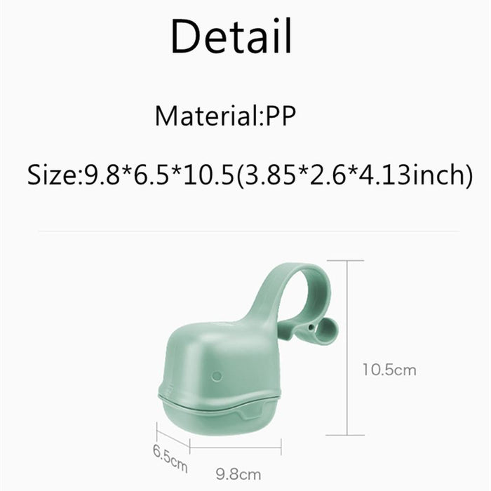 Portable Baby Pacifier Box Dustproof Cute Shark-Shaped Pacifier Snack Travel Storage Box Safe Case for Baby Pacifier