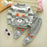 Baby Boy Cartoon Cute Bear Striped Printed Cotton Long Sleeve Two-piece Clothes Set For Boys Kids