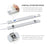 STEVVEX USB Powered Smart LED Kitchen Light with  Hand Sweep Sensor Lamp High Brightness Back light for Cabinet Wardrobes Drawer .