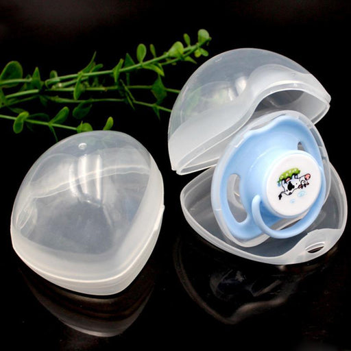 Portable Infant Newborn Baby Pacifier Case Box Nipple Shield Case Pacifier Holder Storage Box For Baby Pacifier