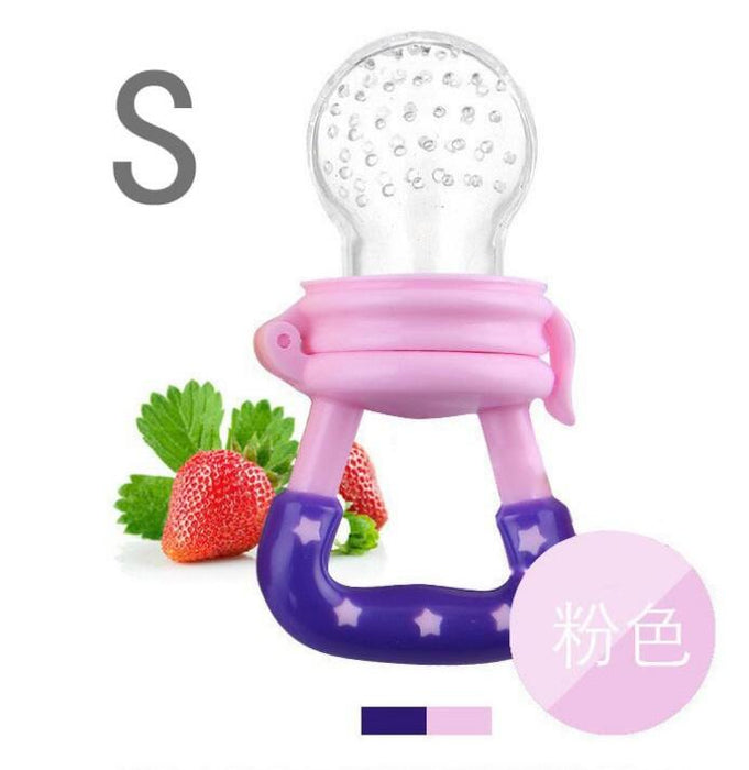 Silicone Baby Pacifier Feeder Cartoon Animal Infant Nipple Holder Newborn Fruit pacifier Tetine Silicona Nipple Bit