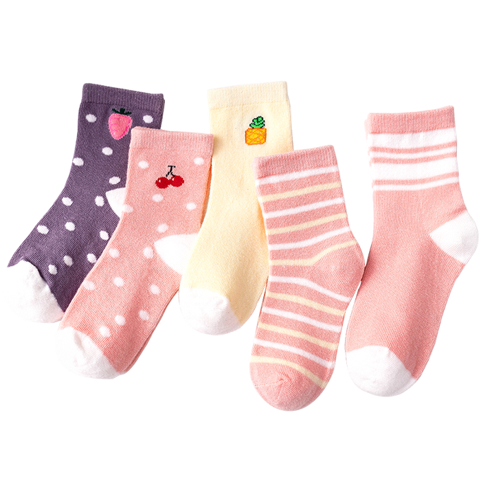 5 Pairs Infant Cotton Mesh Cute Newborn Casual Socks For Boys Girls Durable Comfortable Sock