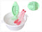 1 Set Children Kids Tableware Temperature Silicone Soft  Spoon Fork Cutlery Feeding Dish Infant Boys and Girls Unique Baby Feeding Tool