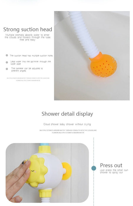 Modern Shower Toy For Kids Baby Water Game Clouds Model Faucet Shower Water Spray Toy For Children Squirting Sprinkler For Kids