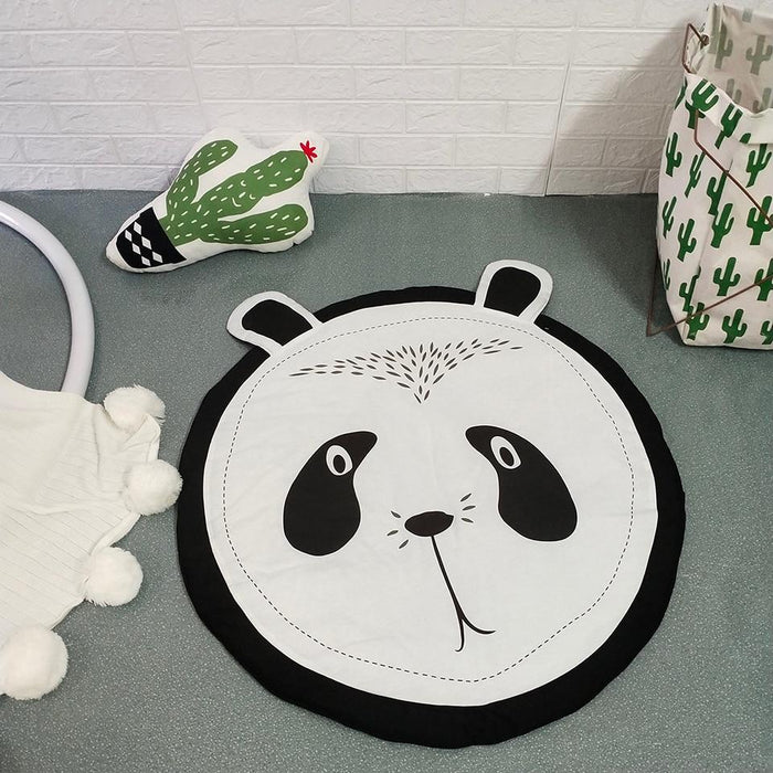 Creative Elephant Design Baby Play Mat  Round Carpet Cotton Animal Play Mat Newborn Infant Crawling Carpet For Baby Kids