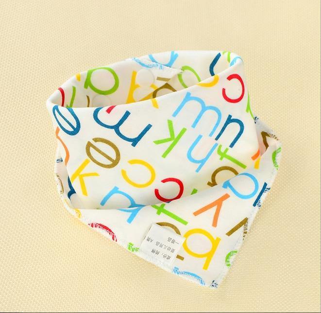 Infant Kids Baby Unisex Feeding Saliva Towel Dribble Triangle Bandana Bibs Burp Cloths Baby Gifts