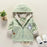 Spring Autumn Newborn Baby girl clothes Hooded baby coat 100% Cotton Children coat