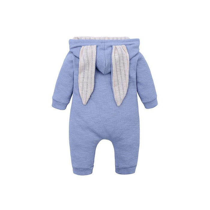 Modern New Lucury Newborn Baby Clothes Bunny Baby Rompers Cotton Hoodie Rabit Romper For Baby