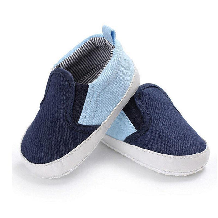 Toddler Infant Baby Shoes Newborn Boys Girls Soft Casual Shoes Striped Shoes 0-18M