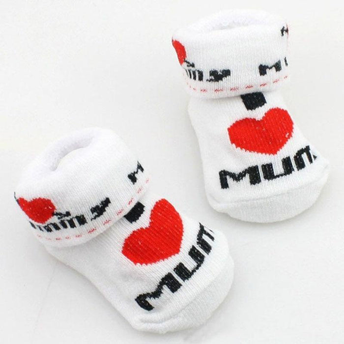 Comfortable Cute Cotton Newborn Soft Baby Girls Boys Socks Infant Toddler Stripe Anti Slip Stretchy Socks