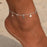 Gold Modern Luxury Star Pendant Anklet Foot Chain Leg Bracelet For Woman In Charm Jewelry Style Ideal for Gift