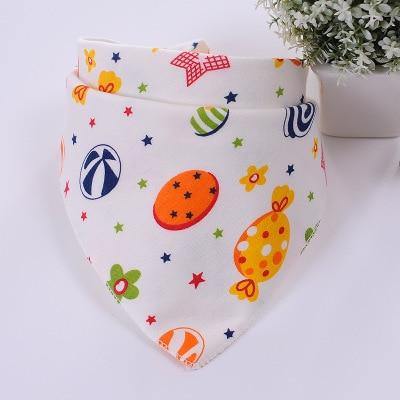 Baby Bibs Cute Cartoon Pattern bib  Burp Cloths Saliva Towel Cotton Infant Burp Cloths Bib For Kids