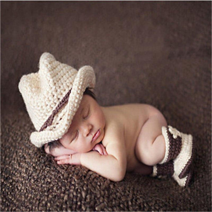 New Knitting Baby Hat Newborn Photography Props Cute Children Pajamas Set For Girls And Boys In Modern New Design