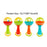 Baby Rattles toy Intelligence Grasping Gums Plastic Hand Bell Rattle Funny Educational Mobiles Toys For Baby and Kids