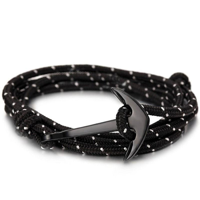 Style Nylon Rope Chain And Link Anchor Bracelets Popular Jewelry Anchor Bracelets For Women and Men