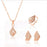 Amazing Jewelry Sets Cultural African Bridal Gold Color Necklace Earrings Ring Wedding Crystal Women Fashion Jewelry Set