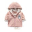 Spring Autumn Newborn Baby girl clothes Hooded baby coat 100% Cotton Children coat