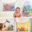 Baby Bathroom Mesh Bag Child Bath Toy Bag Net Suction Cup Baskets For Toys