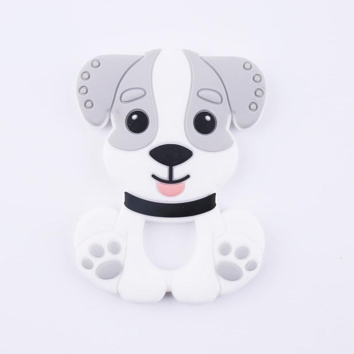 BPA Free Food Grade Silicone Teethers Cartoon Animals Shape Pacifier Clips, Accessories Baby Teething 1pc